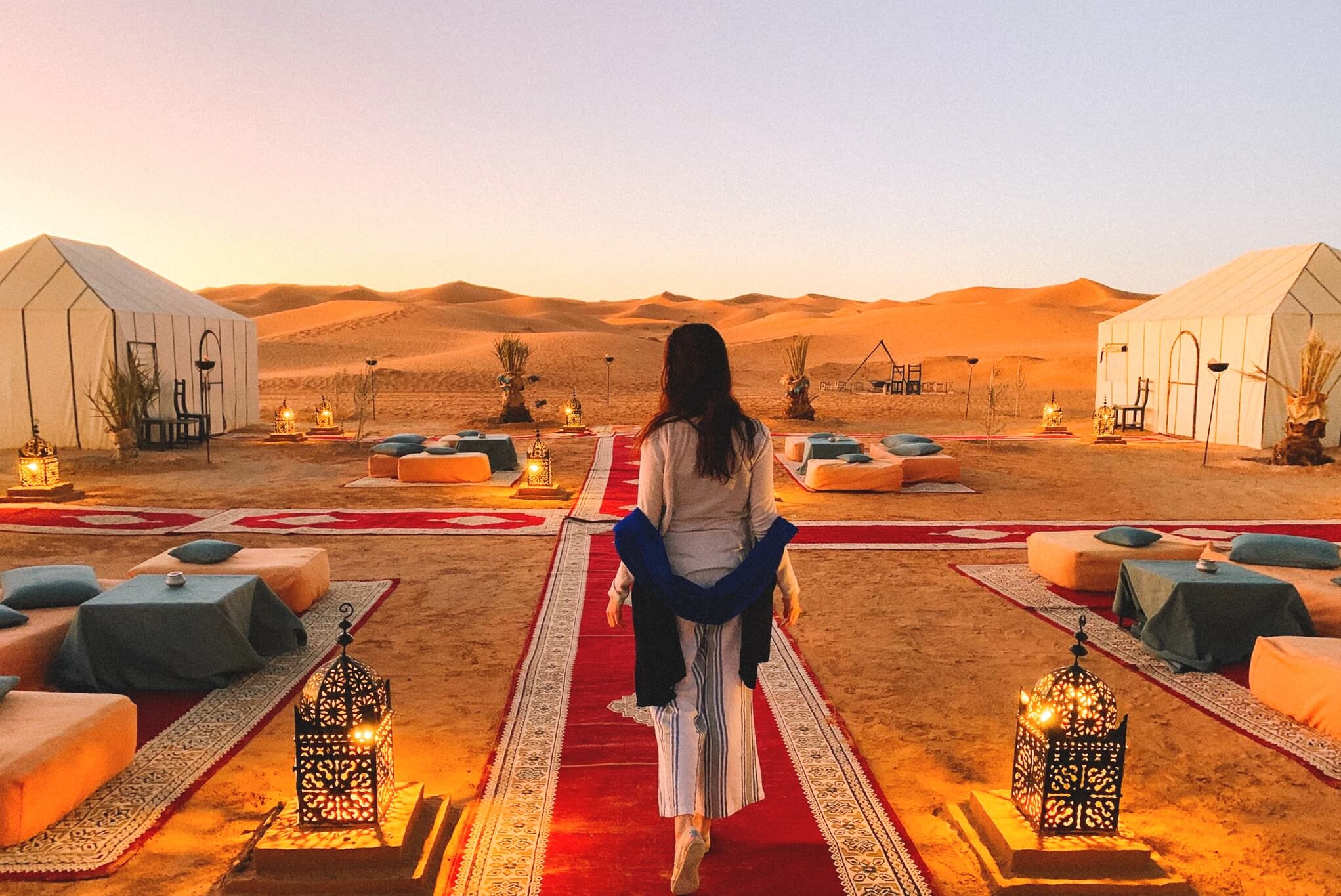 sahara tours luxury camp merzouga