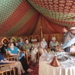 desert camp guests
