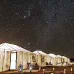 starry sky desert camp