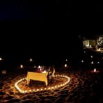 night in desert camp