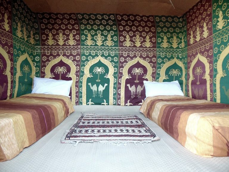 Standard triple tent at Mouhou Desert Camp