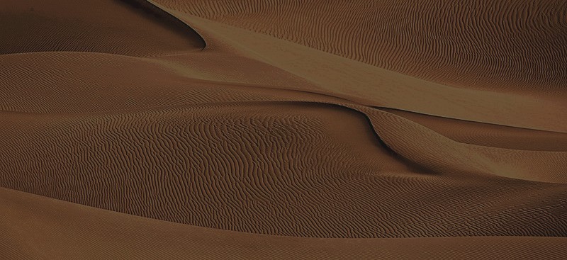 Desert landscape near Merzouga